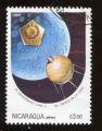 Timbre  NICARAGUA Poste Arienne 1984 Obl  N 1059 Y&T Espace Engins Spatiaux 