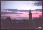 CPM  OBERNAI  Le Kapellturm au coucher du soleil Alsace