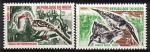 Niger 1967  2 timbres oiseaux   N**   