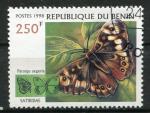 Timbre Rpublique du BENIN  1998  Obl  N  859  Y&T Papillons
