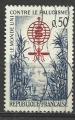 France 1962; Y&T n 1338; 0,50F Eradication du paludisme