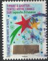 France 2016 rond voeux avec le timbre  gratter Timbre N 4 Y&T 1339 SU