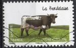 France 2014; Y&T n aa0961; L.V. 20g, Race bovine, la Bordelaise