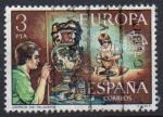 ESPAGNE N 1961 o Y&T 1976 EUROPA Oeuvres artisanales (poteries de Talavera)
