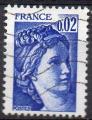 YT n 1963 - Sabine 0,02 bleu-violet - Oblitr