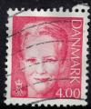 Danemark 2000 Oblitr Used Queen Margrethe II Reine lilas rouge 4 Krone Danois 