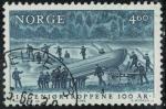 Norvge 1988 Les troupes du gnie pont flottant avec des bateaux Y&T NO 951 SU