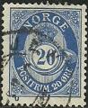 Noruega 1910-20.- Trompa y Cifra. Y&T 77. Scott 85. Michel 82A. 