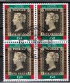 Liechtenstein / 1990 / 150 ans du 1° timbre poste / YT  n° 927, bloc de 4