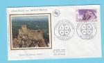 FDC FRANCE SOIE CHATEAU CATHARE MONTSEGUR 1984