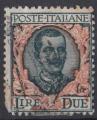 1901 ITALIE obl 74 dents courtes