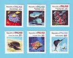 PALAU TORTUE COQUILLAGES POISSONS 1985 / MNH**