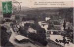 THURY-HARCOURT (14) - Panorama vue sur la Gare (et l'Orne) - circule 1910