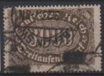 Allemagne, Empire : n 189 o oblitr anne 1922