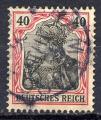 Timbre ALLEMAGNE Empire 1905 - 11  Obl  N 88  Y&T