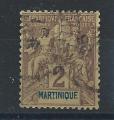 Martinique  N32 Obl (FU) 1892 - Type Groupe