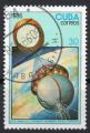 CUBA N 2687 o Y&T 1986 Journe de l'astronautique (Descente d'une capsule)