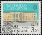 Finlande 1990 Used Btiment principal de l'Universit d'Helsinki Y&T FI 1073 SU
