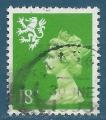 Grande-Bretagne N1579 Elizabeth II 18p vert-jaune - Ecosse oblitr