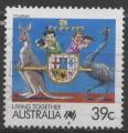 AUSTRALIE N 1098 o Y&T 1988 Vie en Australie en bande dessines