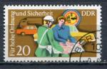 Timbre  ALLEMAGNE RDA  1975  Obl   N 1760  Y&T  Prvention Routire