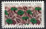 France 2019 Tissus Motifs Nature Inspiration Africaine Timbre 03 Y&T 1663 SU