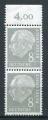 Timbre ALLEMAGNE RFA 1953-54  Neuf **  N 66  Paire Verticale  Y&T   