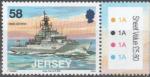 Jersey 2008 - Btiment de la Royal Navy: HMS "Severn" 58p - YT 1418 / SG 1384 **