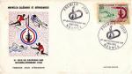 Nlle-Caldonie 1966 - Env. illust. PJ, 2 Jeux du Pacifique-Sud, nata. - YT 355