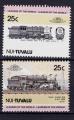 OC05 - Nui  - 1985 - Yvert n 24-25 - Locomotive B&A Class D12 466 1928 (USA)