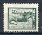 Timbre ARGENTINE 1959 - 62  Obl   N 602   Crocodile