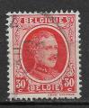 Belgique - 1921/27 - Yt n 199 - Ob - Albert 1er 30c vermillon