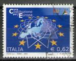 **   ITALIE    0,62 €  2004  YT-2746  " Constitution européenne "  (o)   **