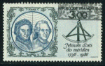 France 1986 - Y&T 2428 - oblitr - 250anniversaire mesures arcs mridien