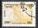 Cambodge Yvert N1308 Oblitr 1996 Handicap International / fauteuil roulant