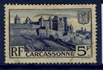 France 1938 - YT 392 - oblitr - remparts de la cit de Carcassonne