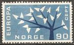 norvege - n 434  neuf sans gomme - 1962 (pliure)