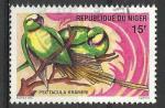 Niger 1996; Y&T n 921B; 15F, oiseau, Perruche  collier