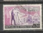 FRANCE  - cachet rond - 1960 - n 1254