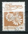 Timbre du NICARAGUA 1983  Obl  N 1251  Y&T   Fleurs 