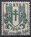 1945 FRANCE obl 671