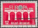 Belgique/Belgium 1984 -Europa: pont de la coopration europenne, ob - YT 2130 