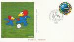Enveloppe 1er jour FDC N3140 Coupe du monde de football France 98 28/02/1998