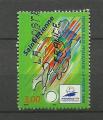 France timbre n 3012 oblitr anne 1996 "France 98"Coupe du Monde"St Etienne"