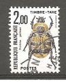 France  1982Timbre Taxe 107 Insectes Coloptres 2 f Trichius gallicus