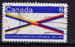 AM10 - 1970 - Yvert n 427 - Centenaire du Manitoba - Carrefour symbolique