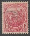 Barbade  "1921"  Scott No. 154  (O)  