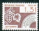 France neuf ** pro n 194 anne 1987 septembre