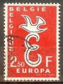 BELGIQUE N1064 Oblitr (europa 1958) - COTE 0.20 