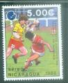 Nicaragua 1988 Y&T PA 1225 oblitr Football